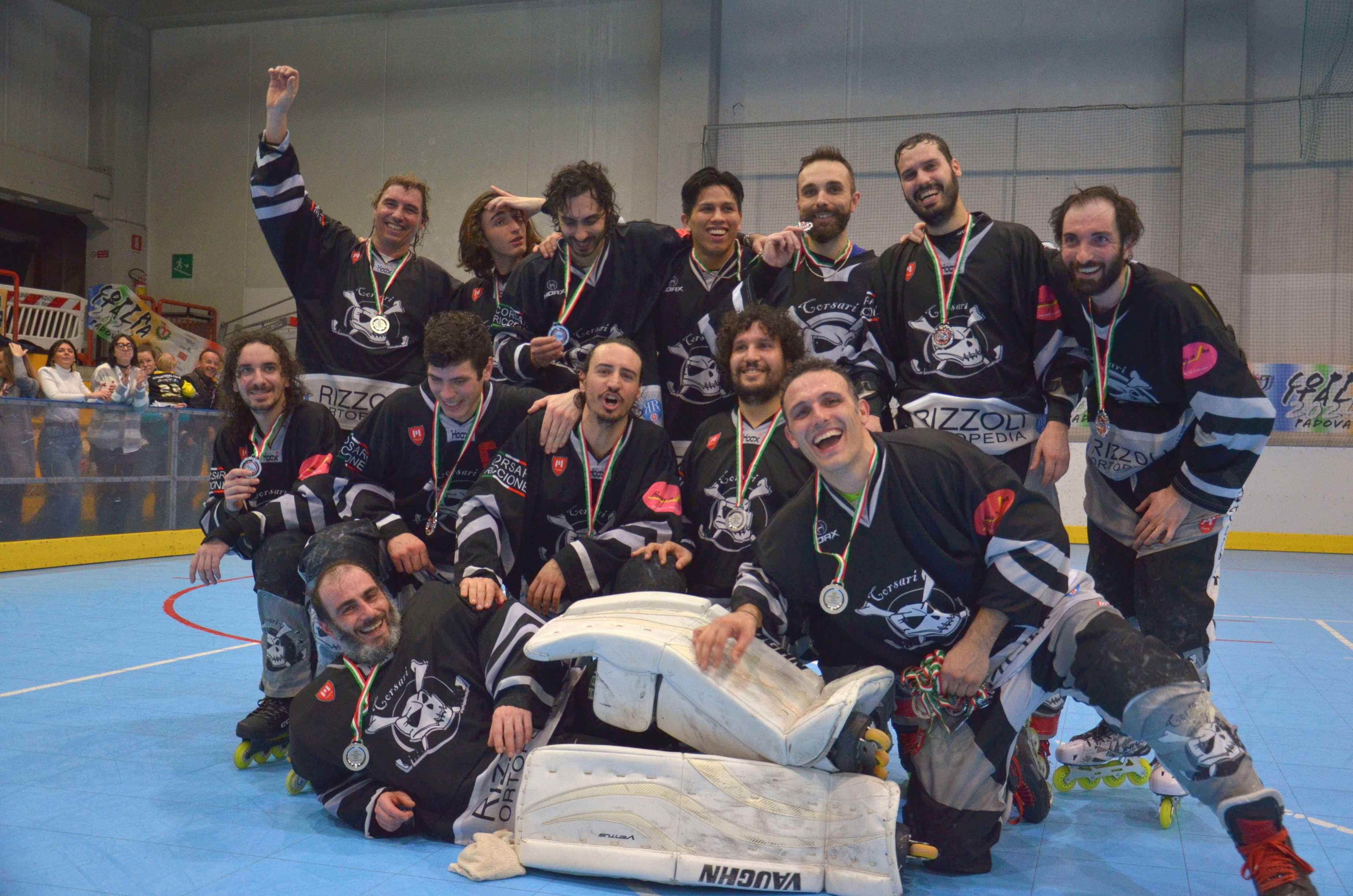 I Corsari di Riccione d'argento nella finale della Coppa Italia di serie C dell'Hockey Inline