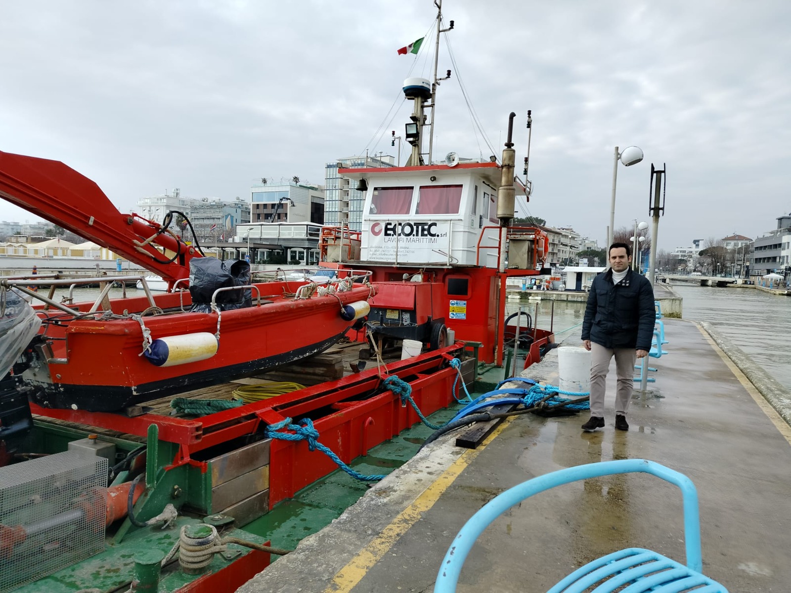Dragaggio dell’area portuale di Riccione: fondali puliti entro la fine di maggio