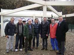 Il sopralluogo al Centro "Cinque Terre" del Sindaco Massimo Pironi e dell'Assessore Giuseppe Savoretti