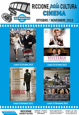 Riccione Cinema d’Autore ottobre-novembre 2012