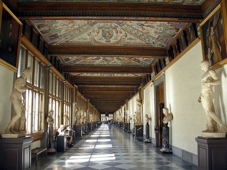 Gli Uffizi a Firenze