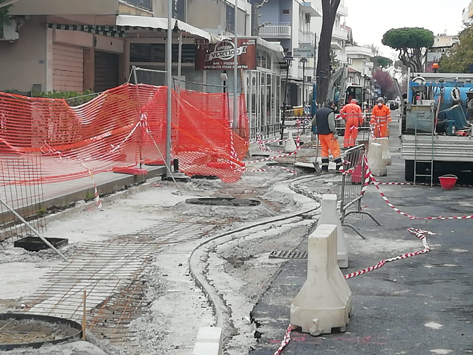 Continuano i lavori pubblici, un cantiere a Riccione