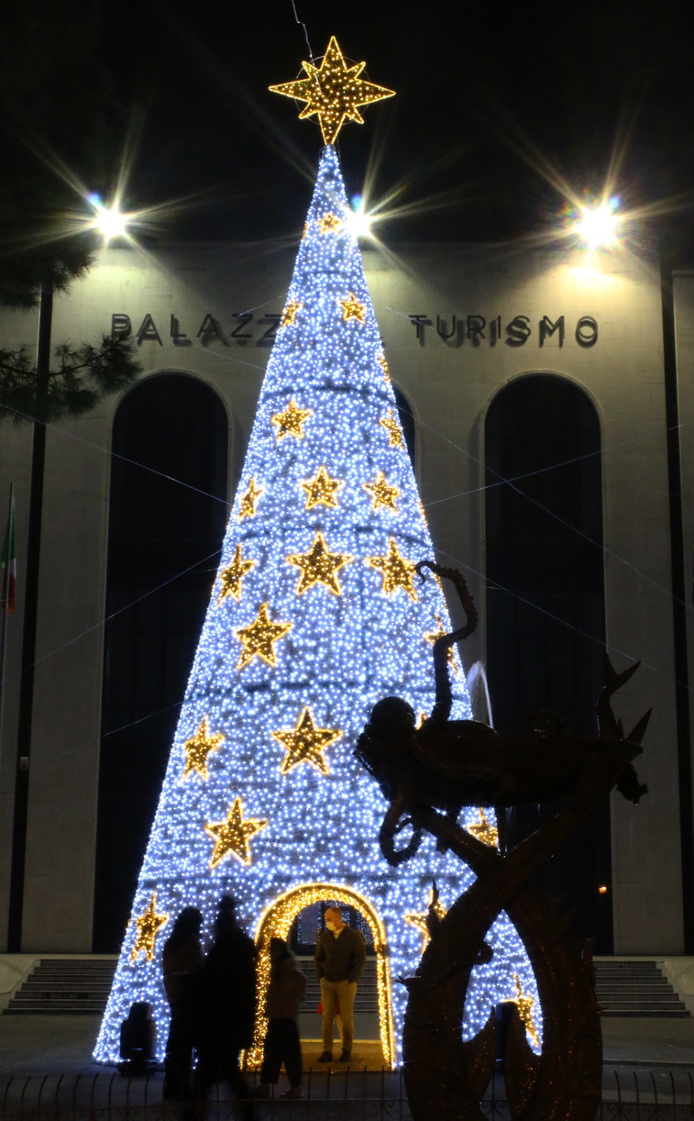 L'albero di Natale 2020 di Palazzo del Turismo 