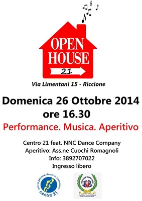 Open House Centro 21. Performance Musica Aperitivo
