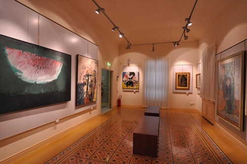 la Collezione d'arte civica della Galleria d’arte moderna e contemporanea di Villa Franceschi