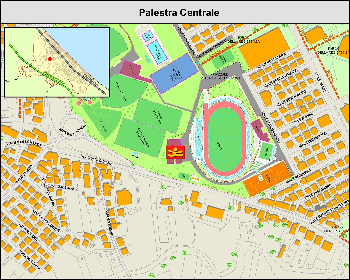 Palestra Centrale - MAPPA