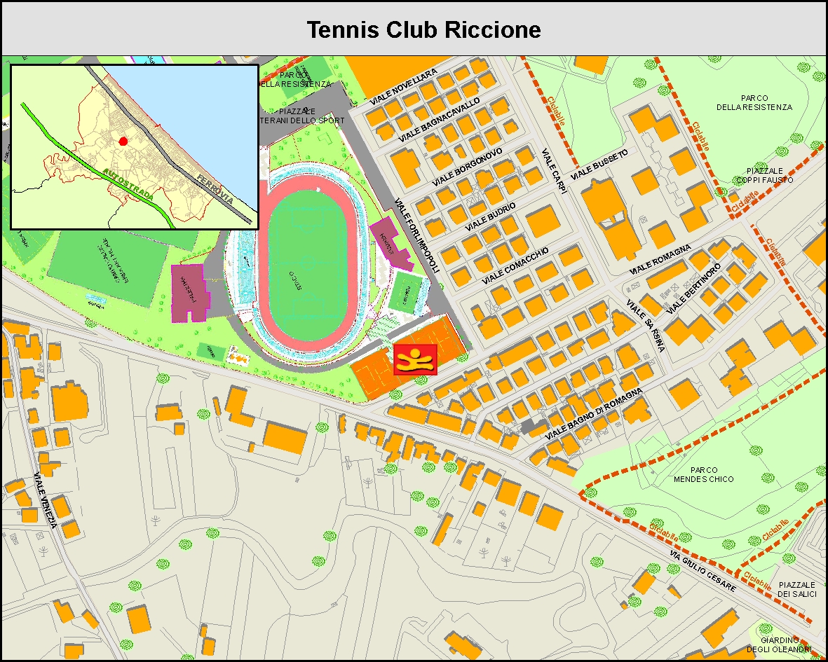 Tennis Club Riccione - MAPPA