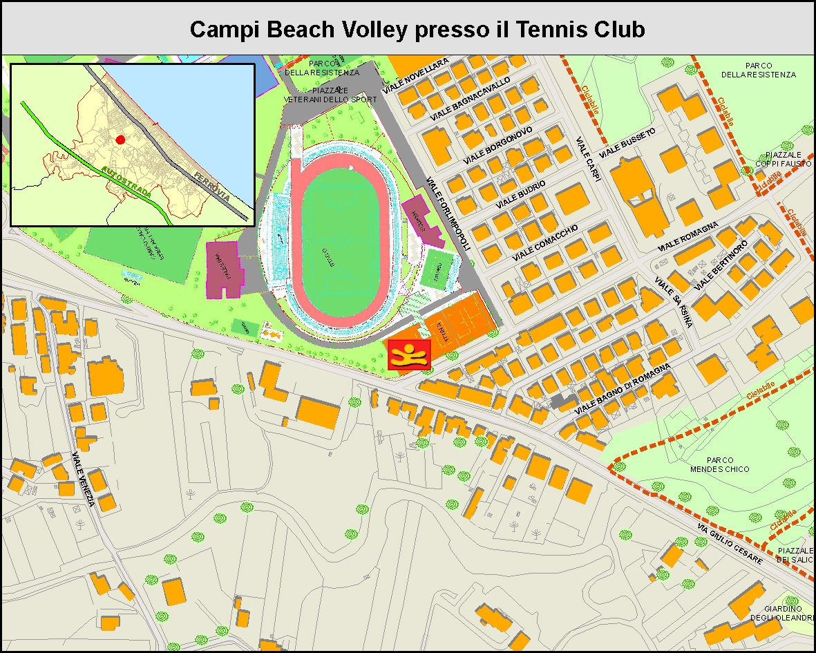 Campi Beach Volley - MAPPA