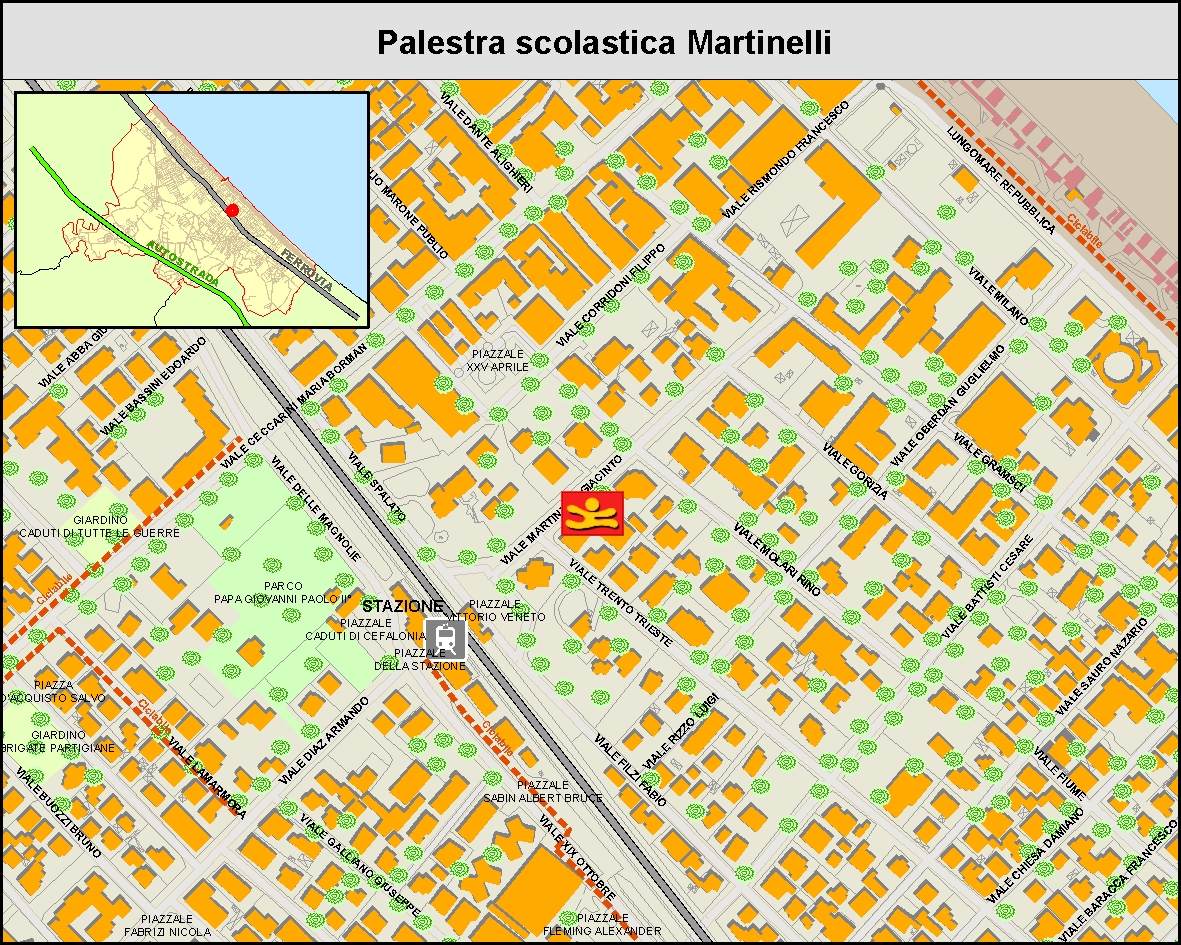 Palestra via Martinelli - MAPPA