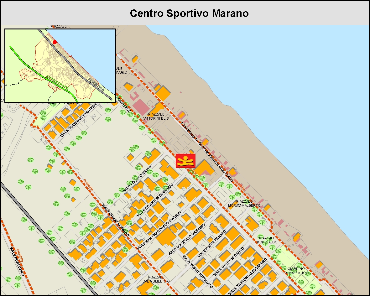 Tennis Centro Sportivo Marano - MAPPA