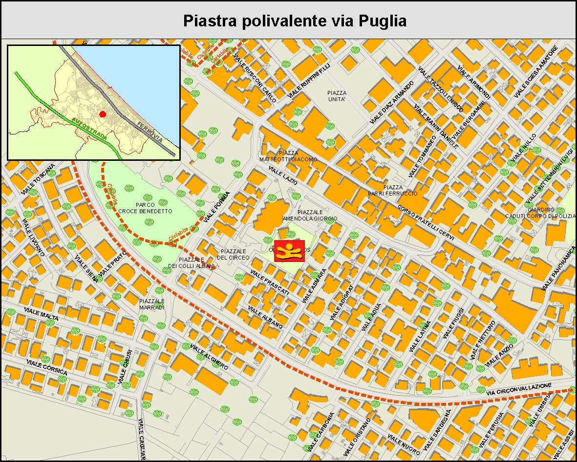Piastra polivalente via Puglia - MAPPA