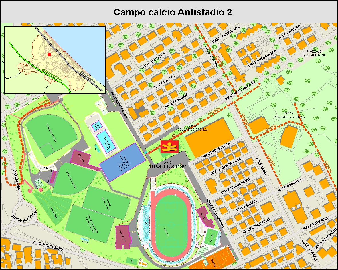 Campo calcio Antistadio 2 - MAPPA