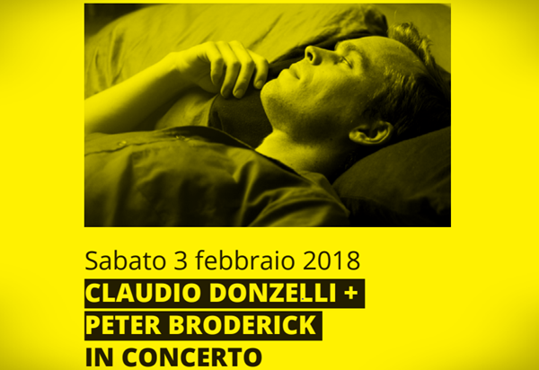  Claudio Donzelli + Peter Broderick in concerto.