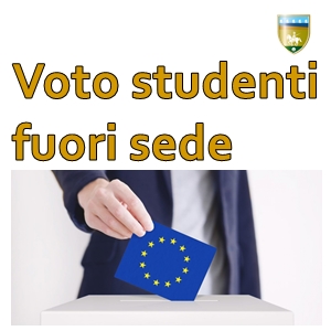 Immagine voto con testo : voto studenti fuori sede