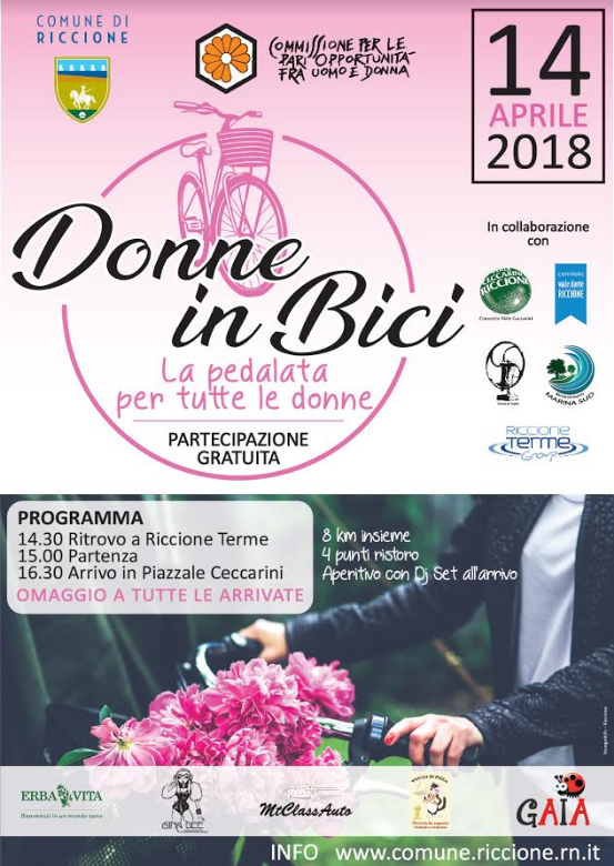 locandina donne in bici 2018